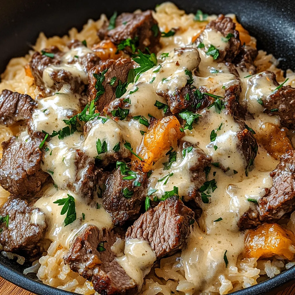 Steak & Queso Rice