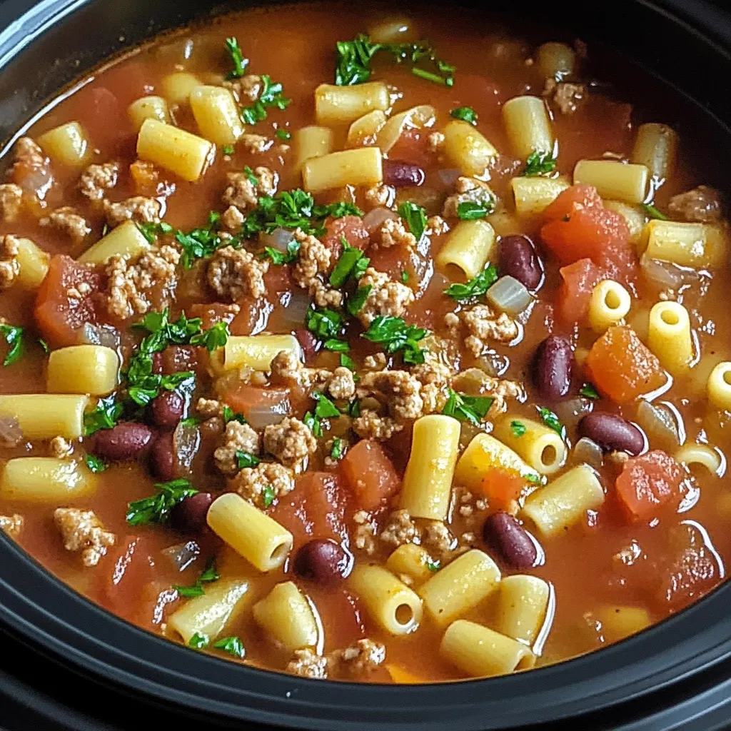 Hearty Pasta e Fagioli Soup