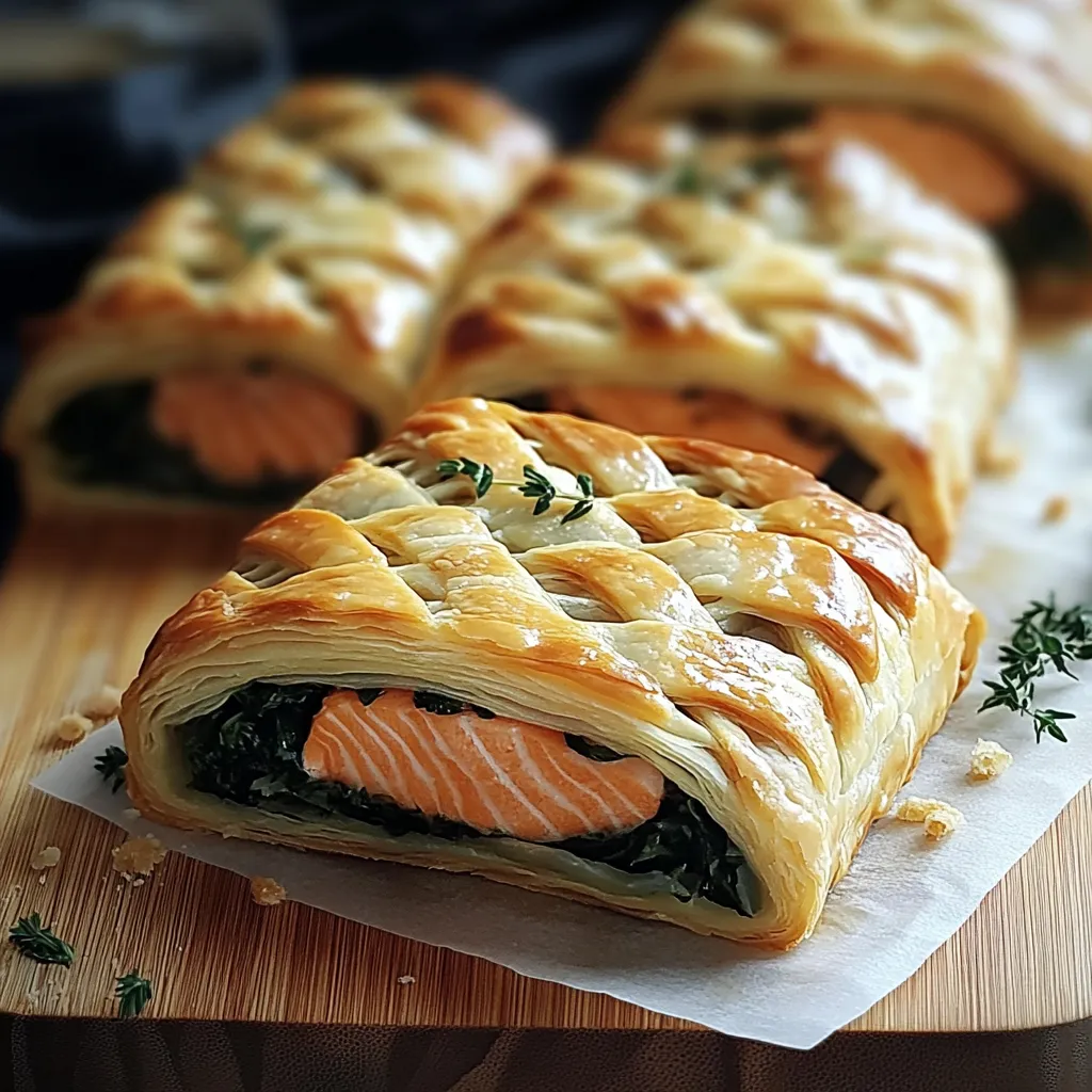 Easy Salmon Wellingtons
