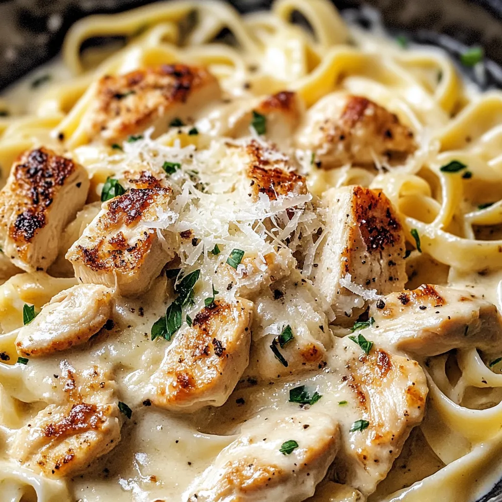 Chicken Fettuccine Alfredo