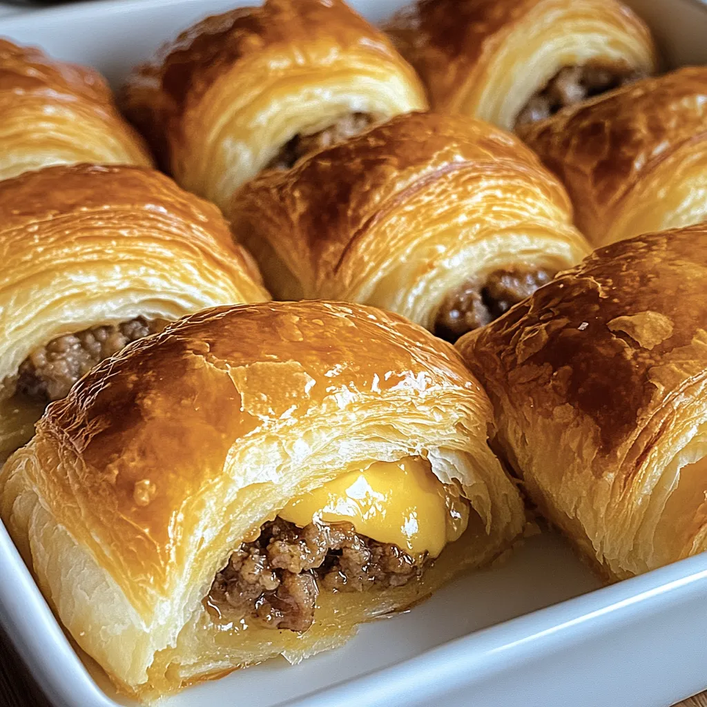 Sausage Crescent Rolls