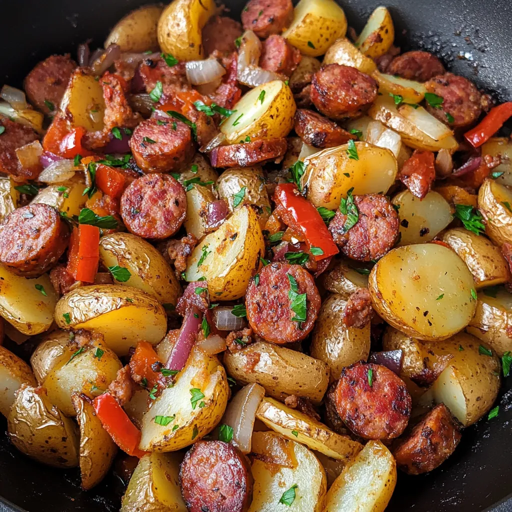 smoked sausage and potatoes recipe