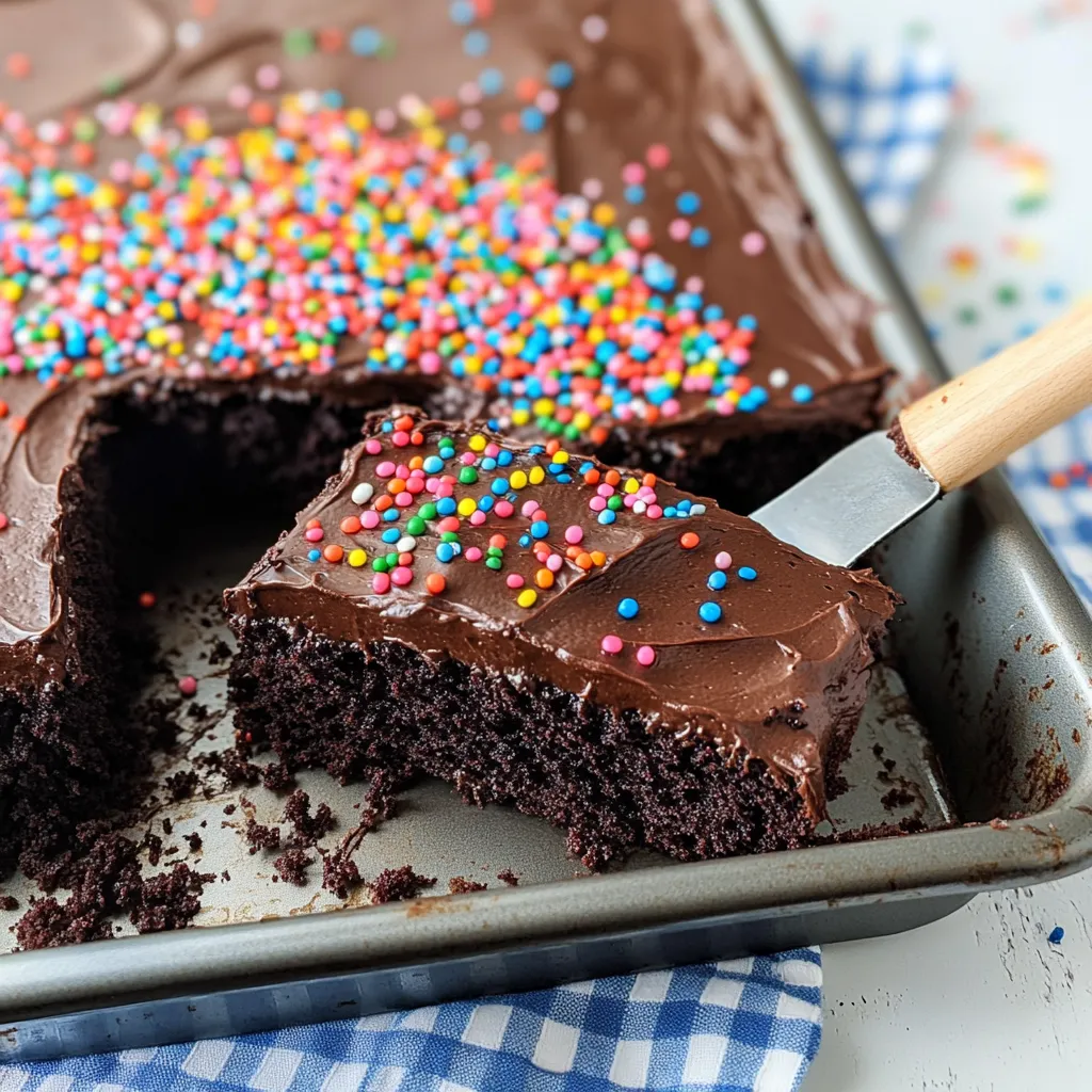 Moist Chocolate Sheet Cake