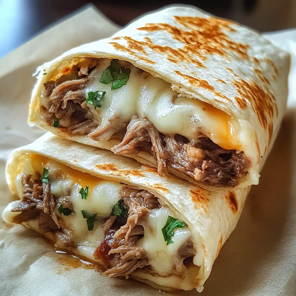 Philly Cheesesteak Grilled Wrap