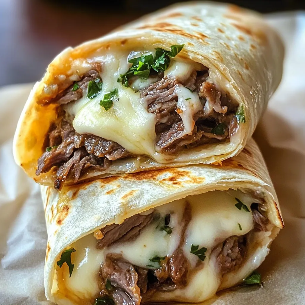 Philly Cheesesteak Grilled Wrap Recipe