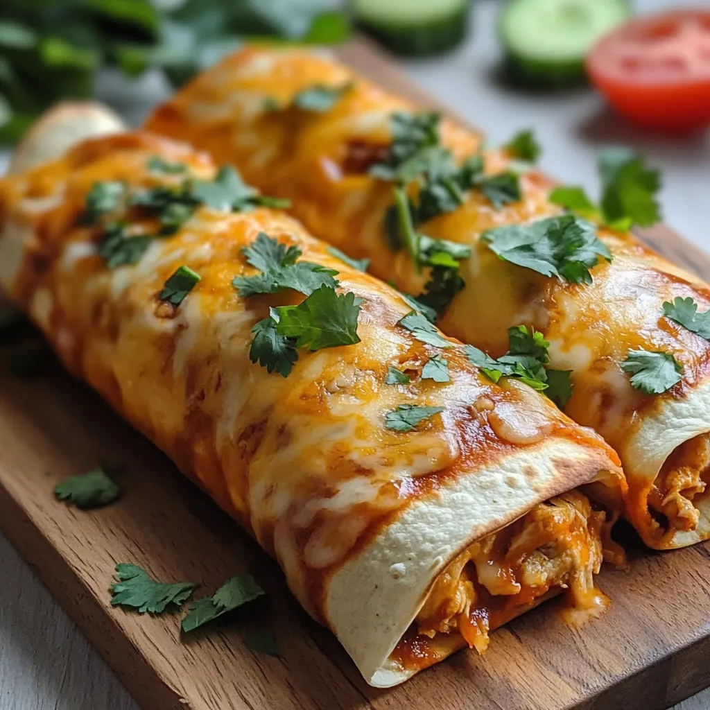 Baked Chicken Chimichangas Recipe
