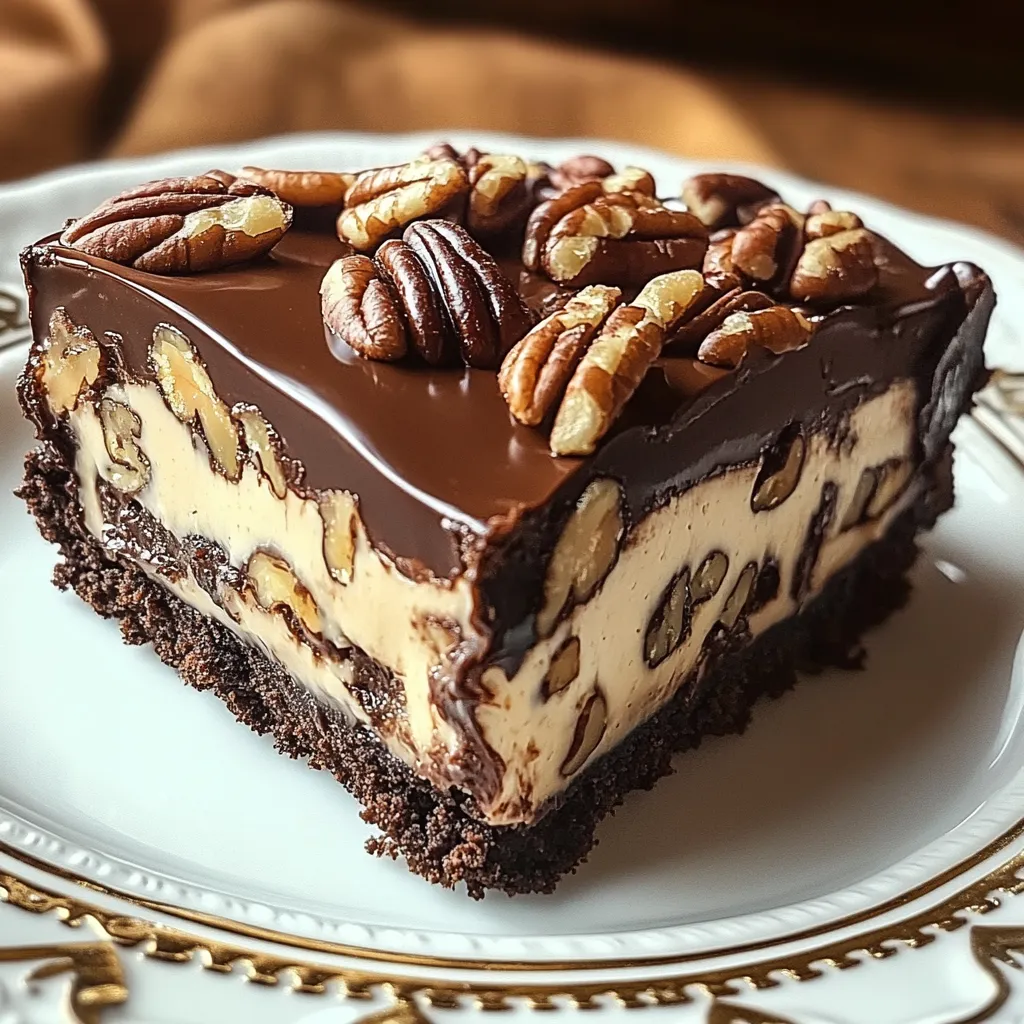 Chocolate Pecan Cream Cheesecake Recipe