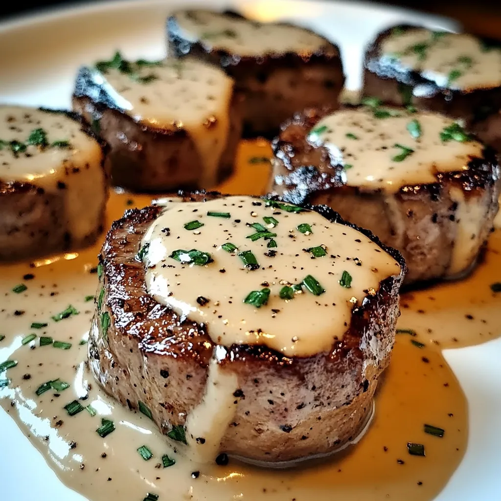Steak with Haunted Bourbon Garlic Cream Sauce Recipe