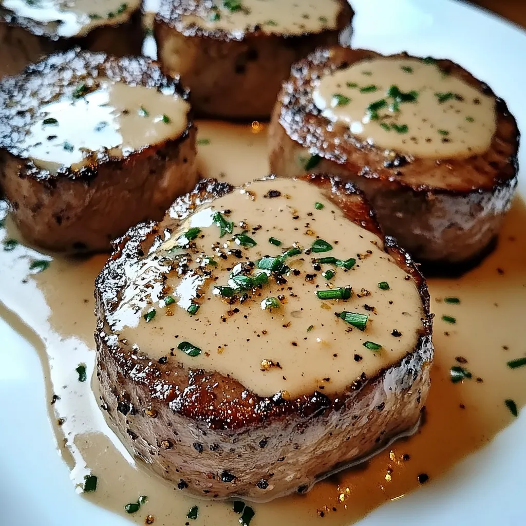 Steak with Haunted Bourbon Garlic Cream Sauce