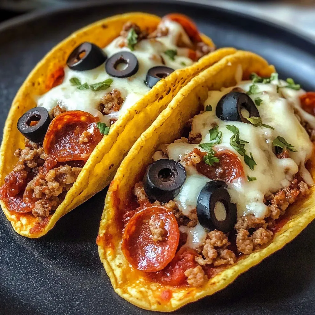 Meat Lovers Pizza Tacos