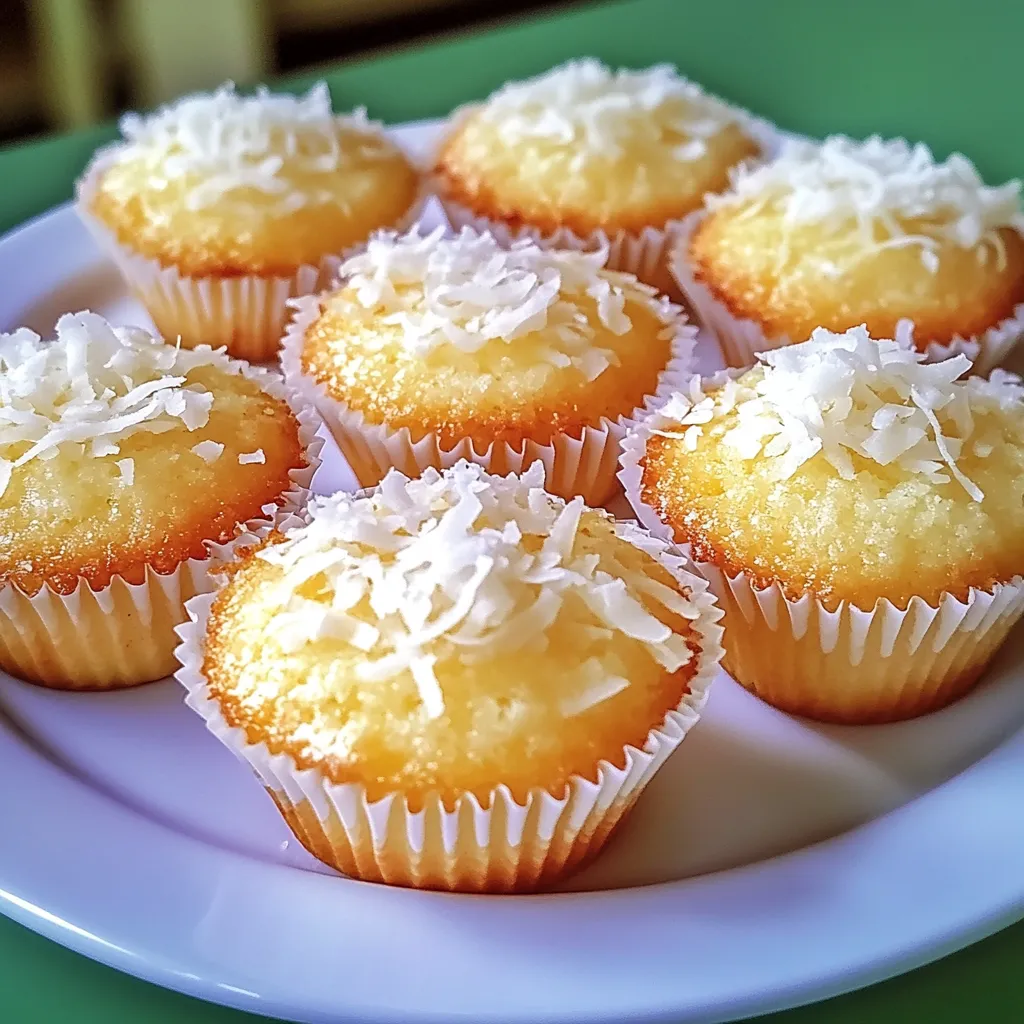 Portuguese Coconut Cakes Recipe