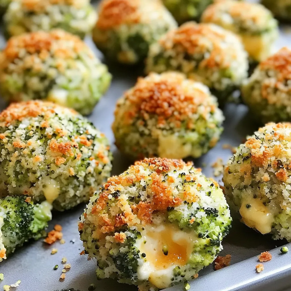 Easy Baked Broccoli Cheese Balls