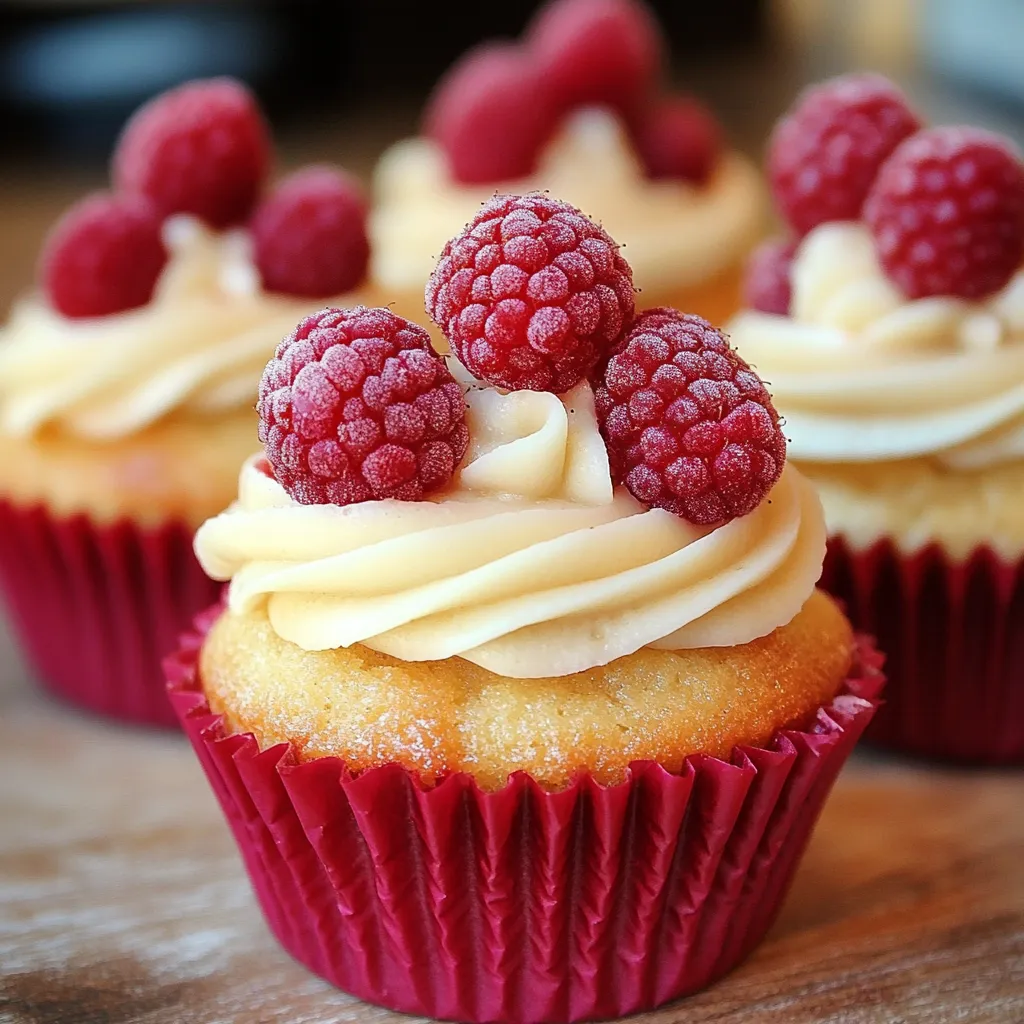 Fresh Raspberry Cupcakes Recipe