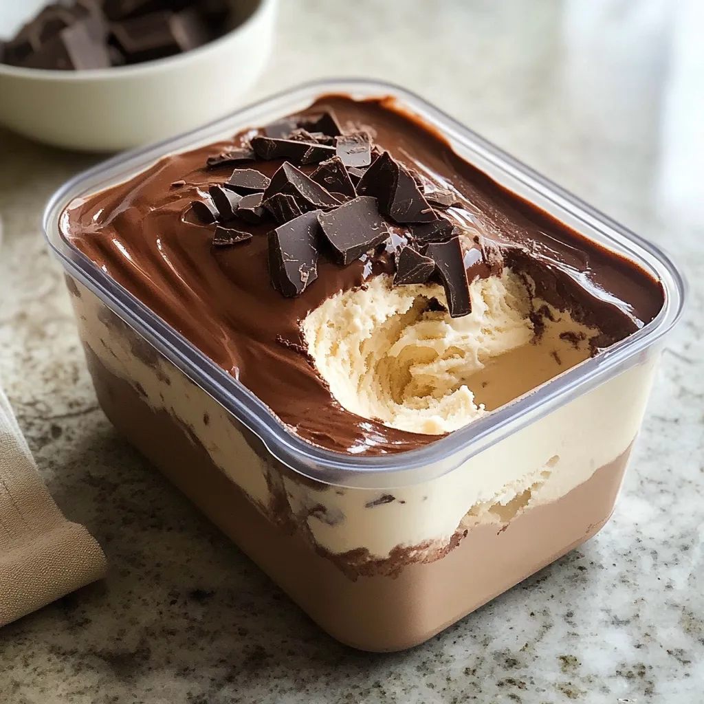 Easy Creamy Chocolatey Frozen Greek Yogurt Delight
