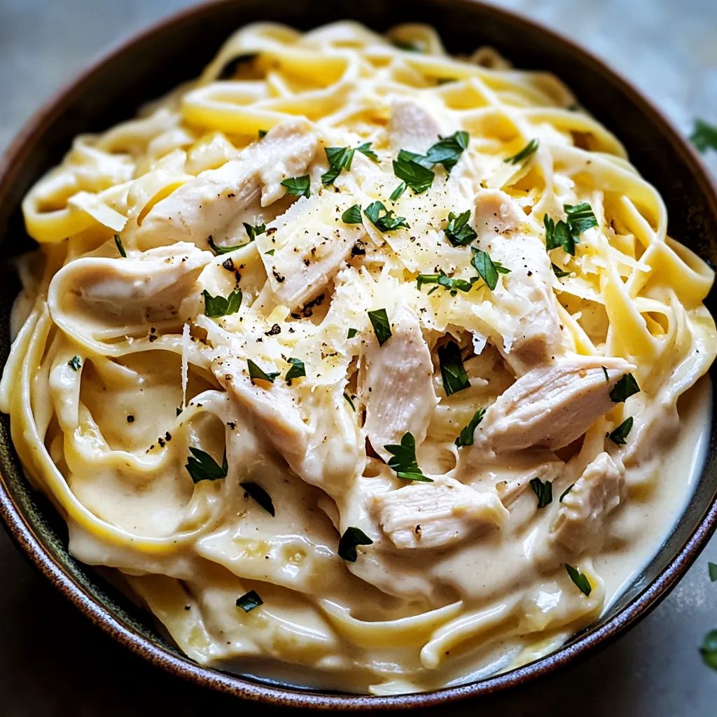 Rotisserie Chicken Alfredo
