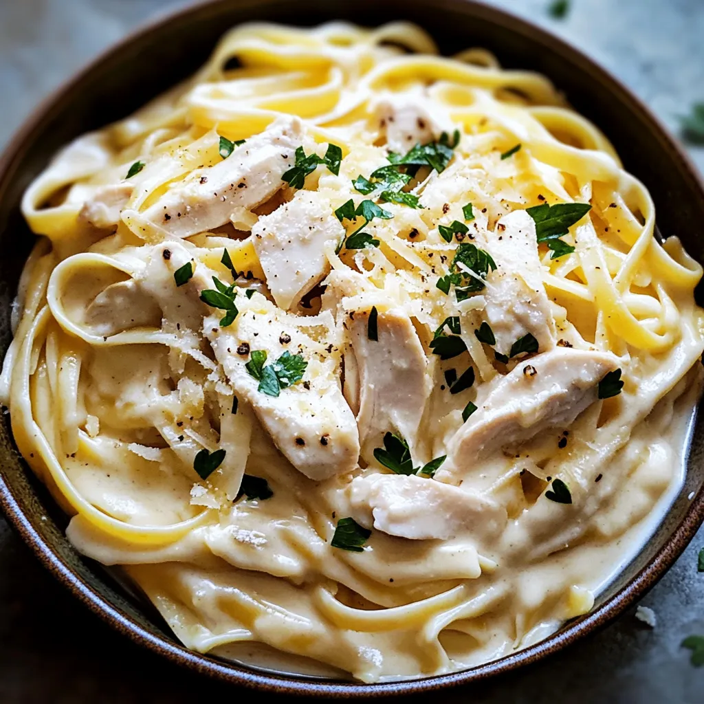 Easy Rotisserie Chicken Alfredo