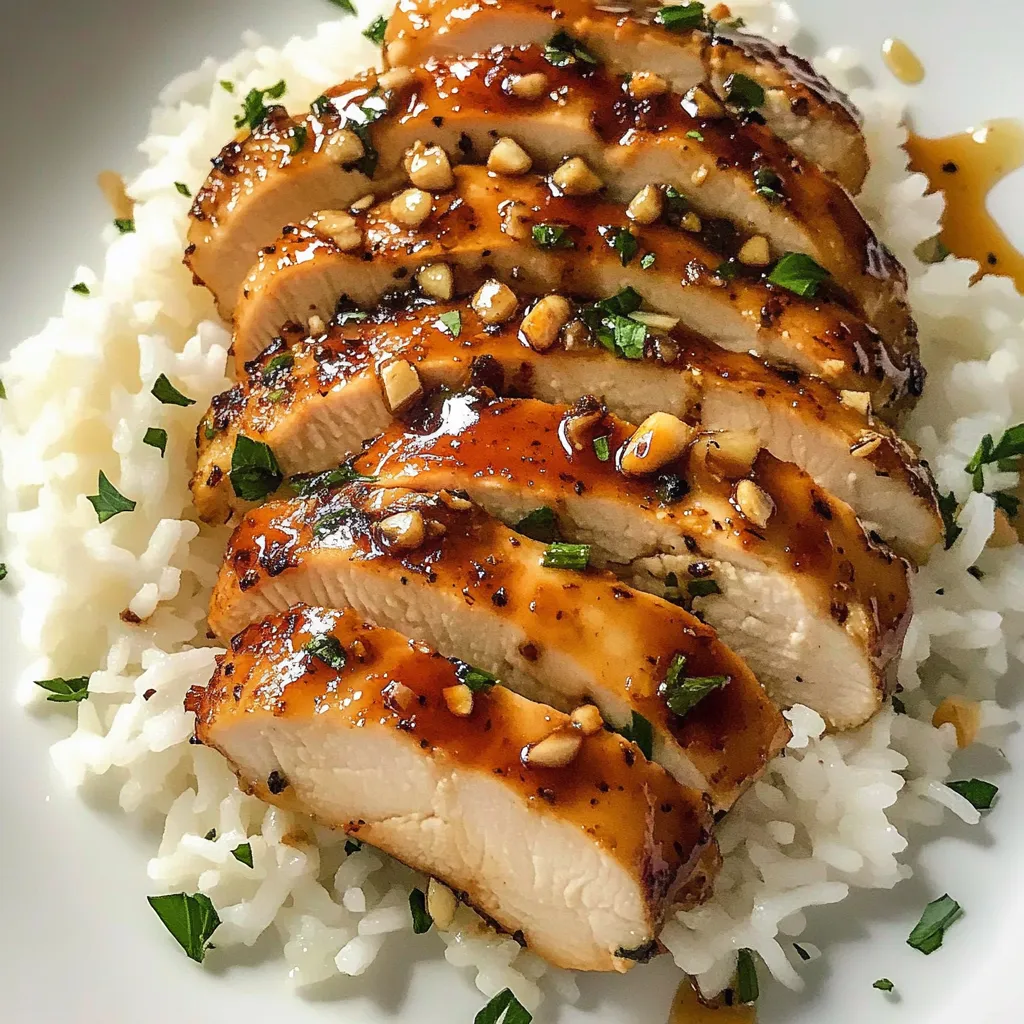 Honey Garlic Chicken Breasts