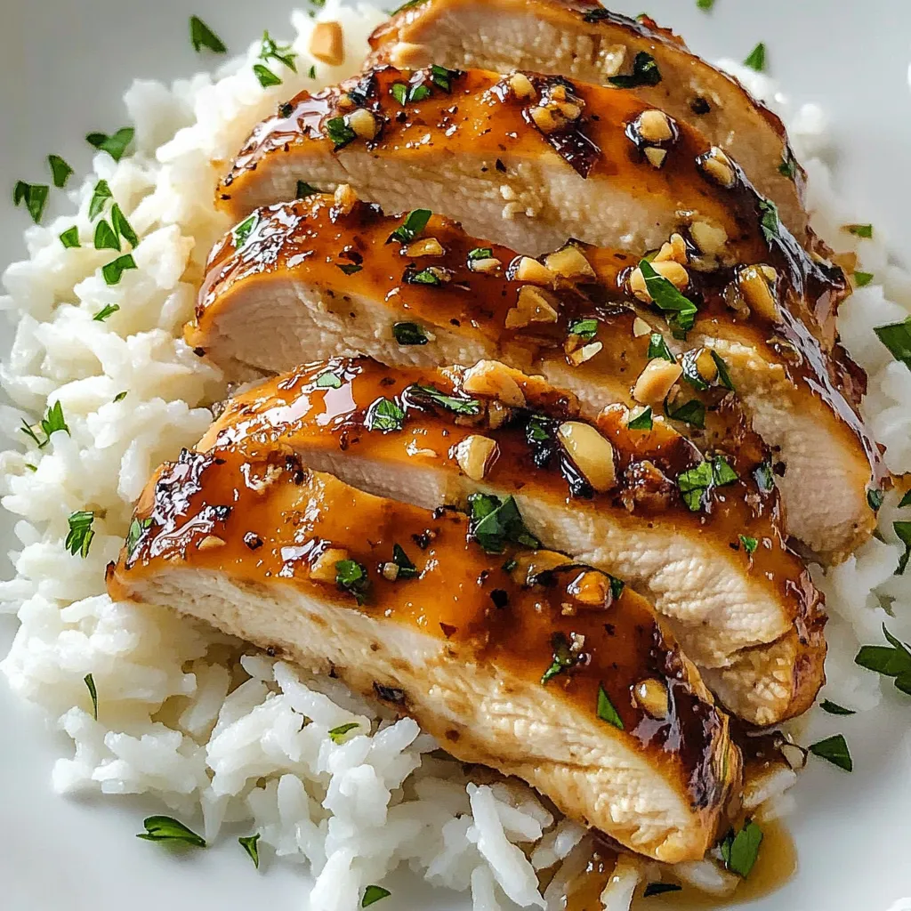 Honey Garlic Chicken Breasts Recipe