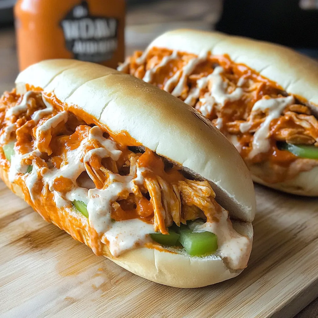 Easy Buffalo Chicken Cheesesteak