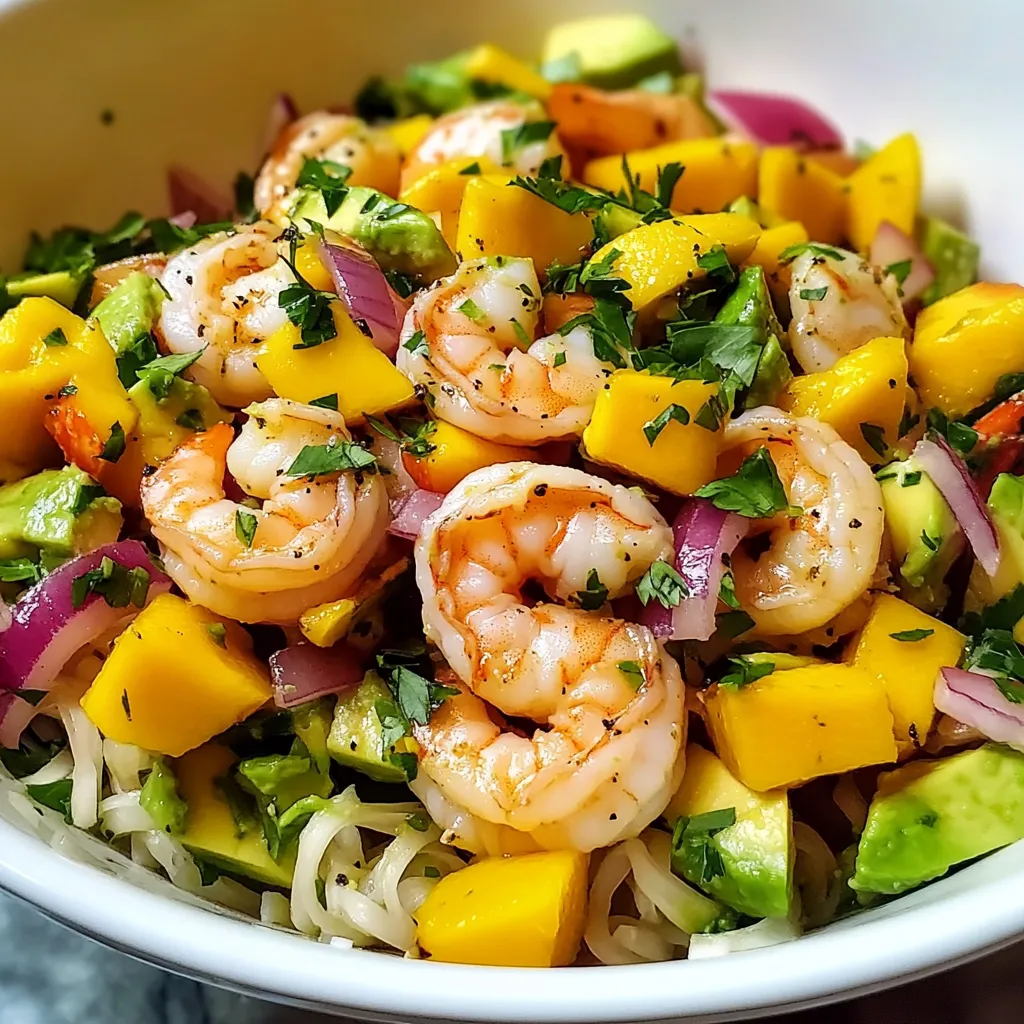 Prawn Mango Avocado Salad