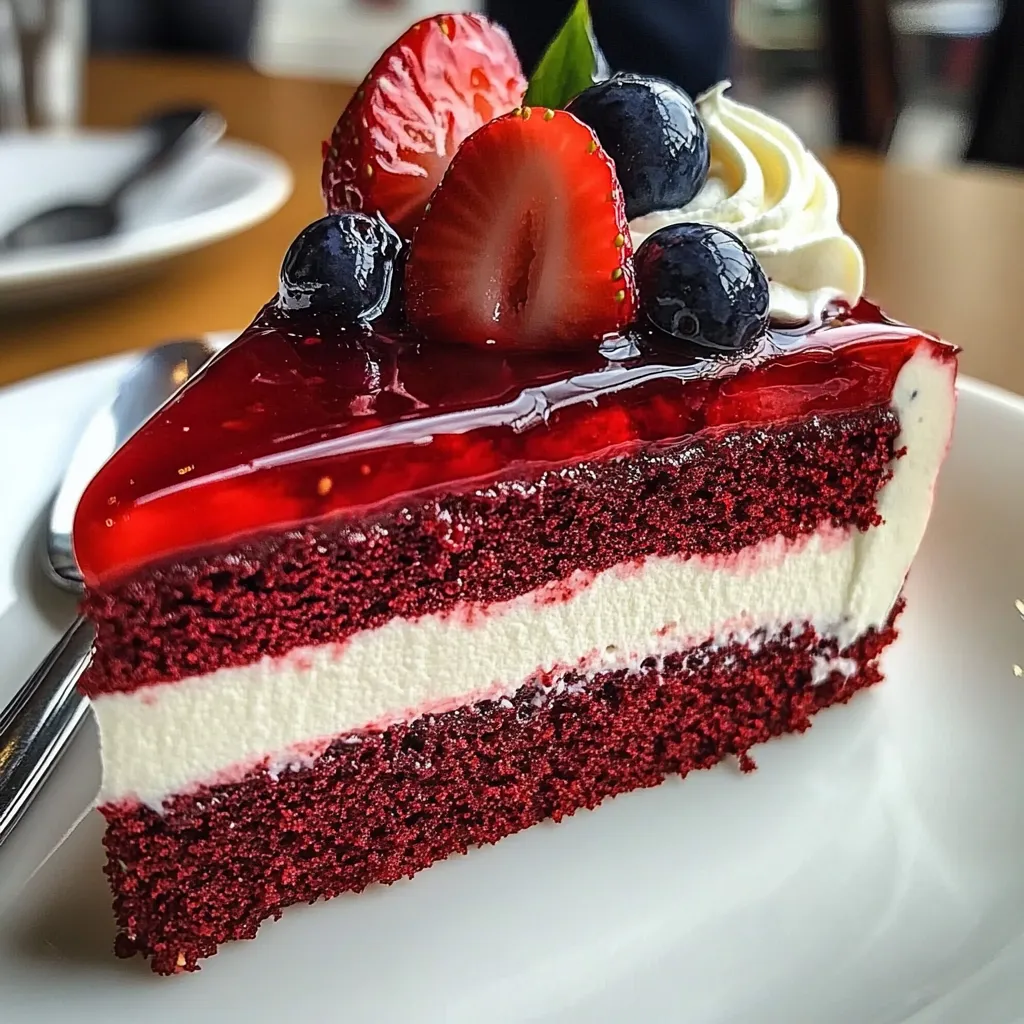 Red Velvet Strawberry Cheesecake Recipe