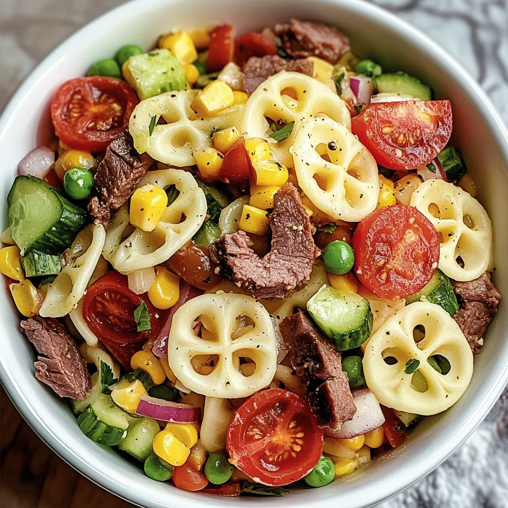 Cowboy Pasta Salad Recipe