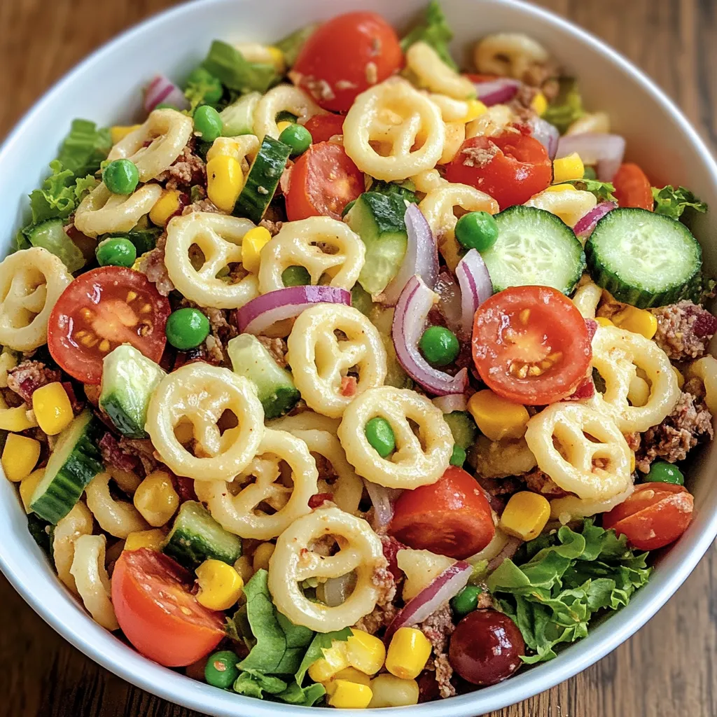 Easy Cowboy Pasta Salad