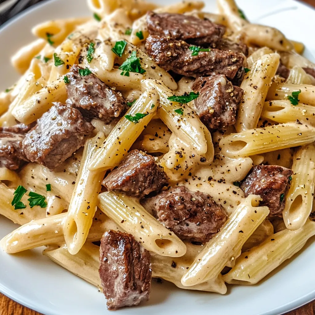 Creamy Steak Pasta