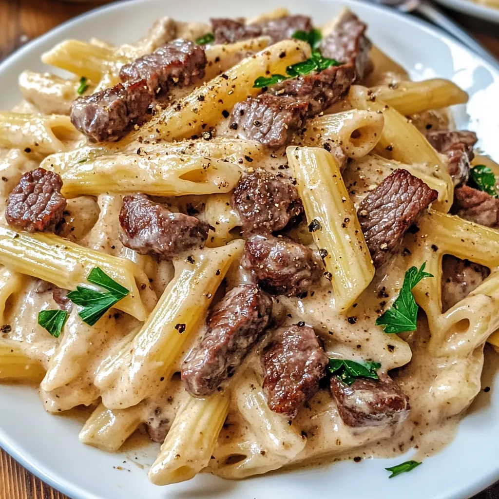 Creamy Steak Pasta Recipe