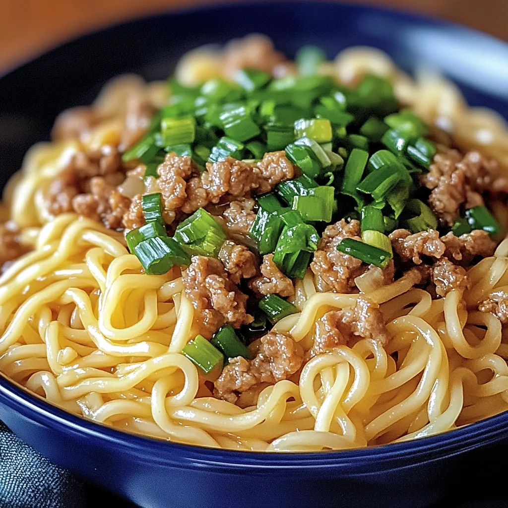 Addictive Dan Dan Noodles