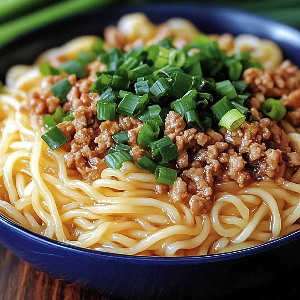 Addictive Dan Dan Noodles Recipe