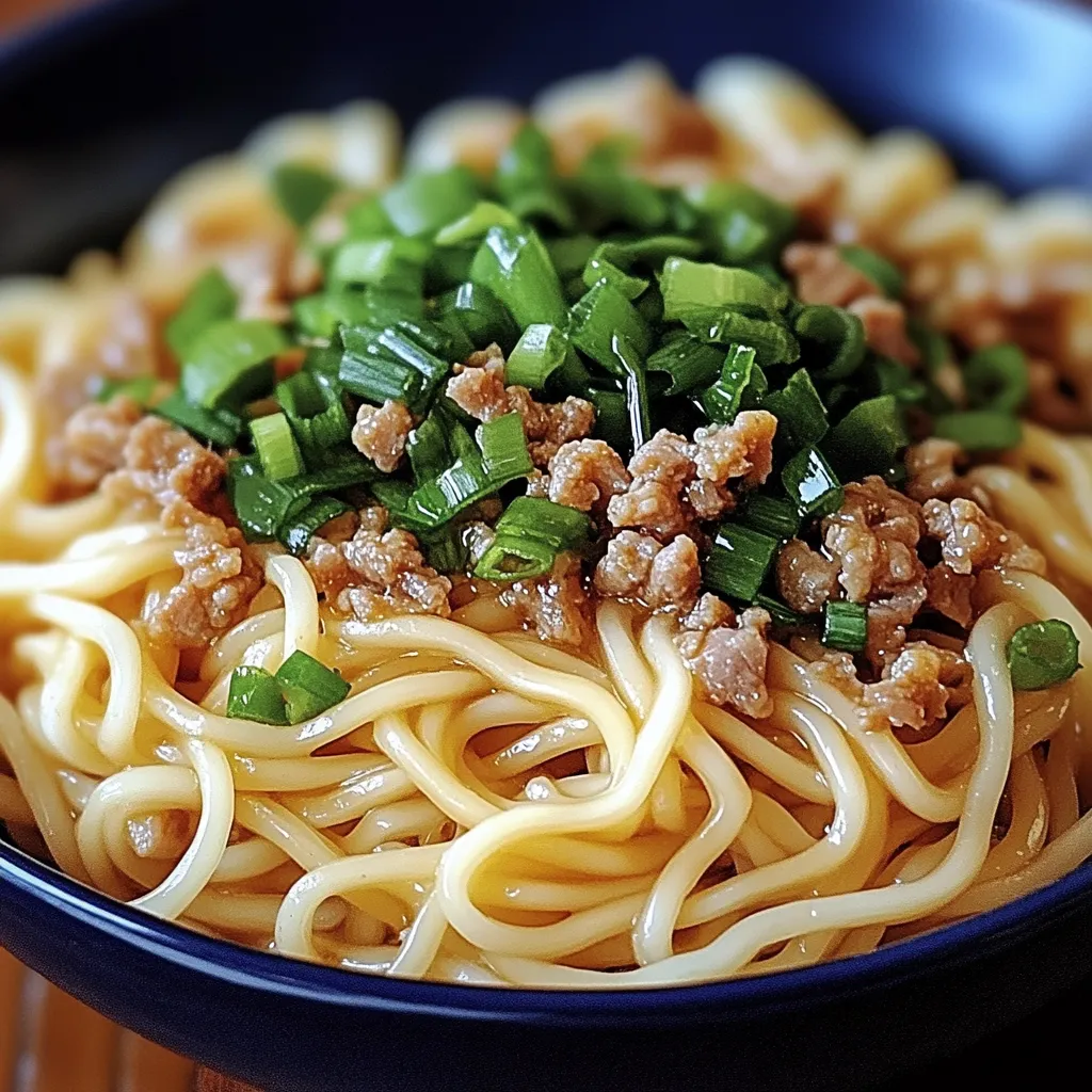Easy Addictive Dan Dan Noodles