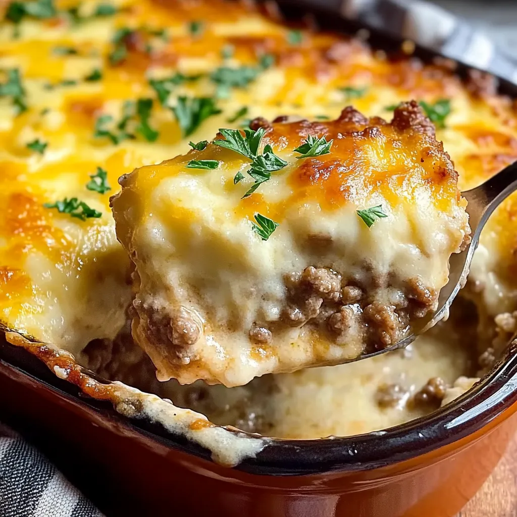 Cheddar Bay Ground Beef Cobbler