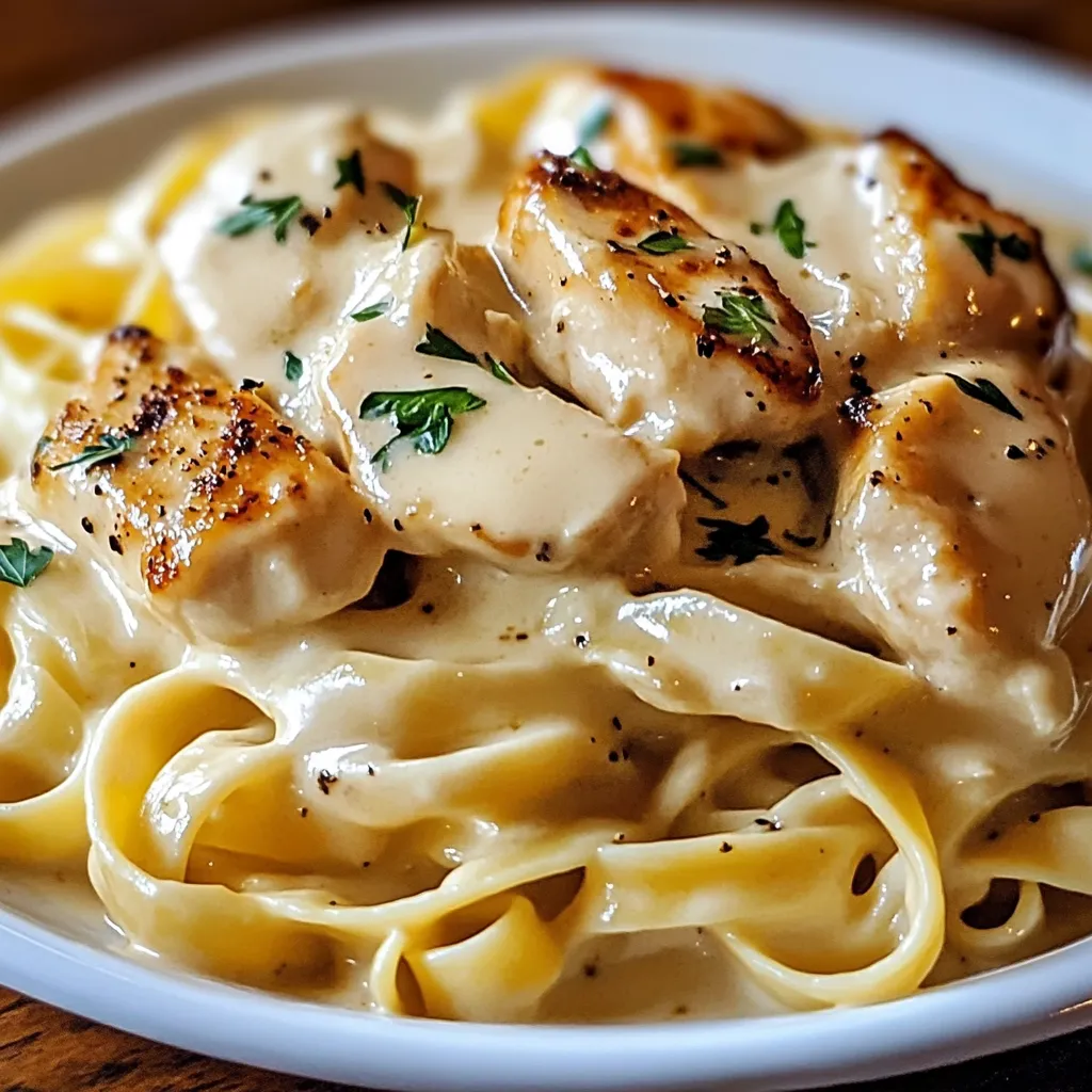 Chicken with Buttered Noodles