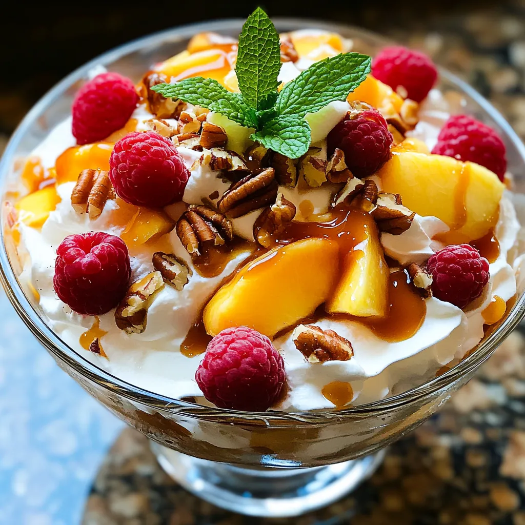 Easy Millionaire Peach Salad Recipe