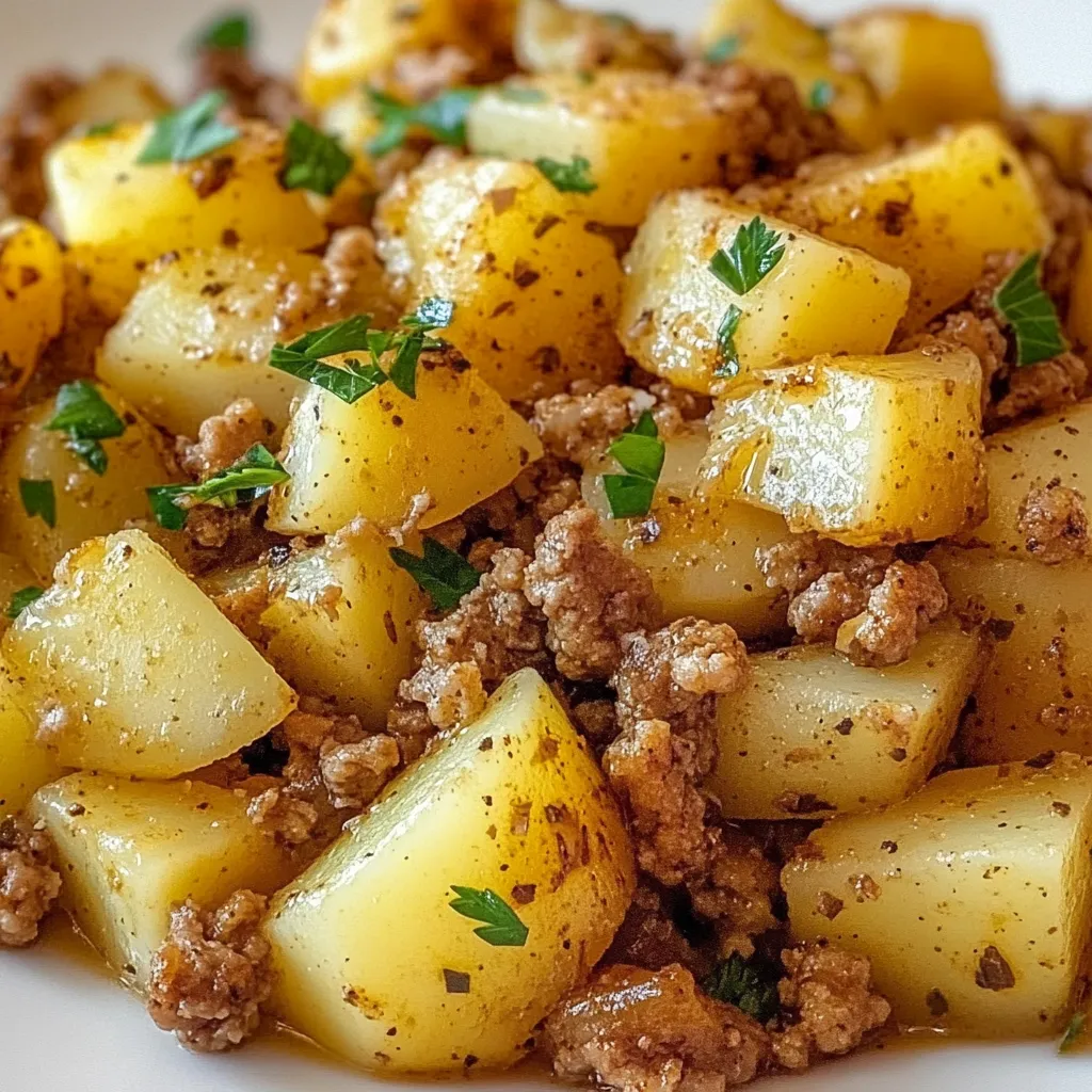 Ground Turkey with Potatoes