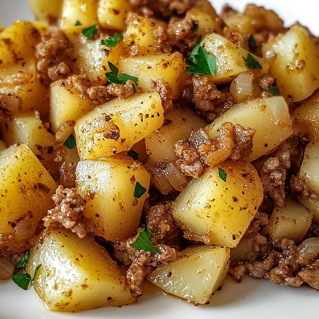 Ground Turkey with Potatoes Recipe