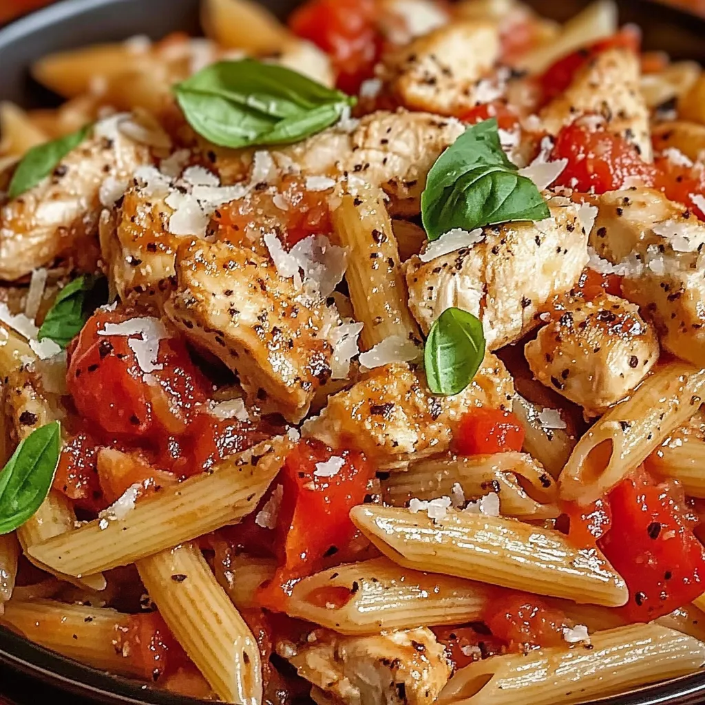 Bruschetta Chicken Pasta Recipe