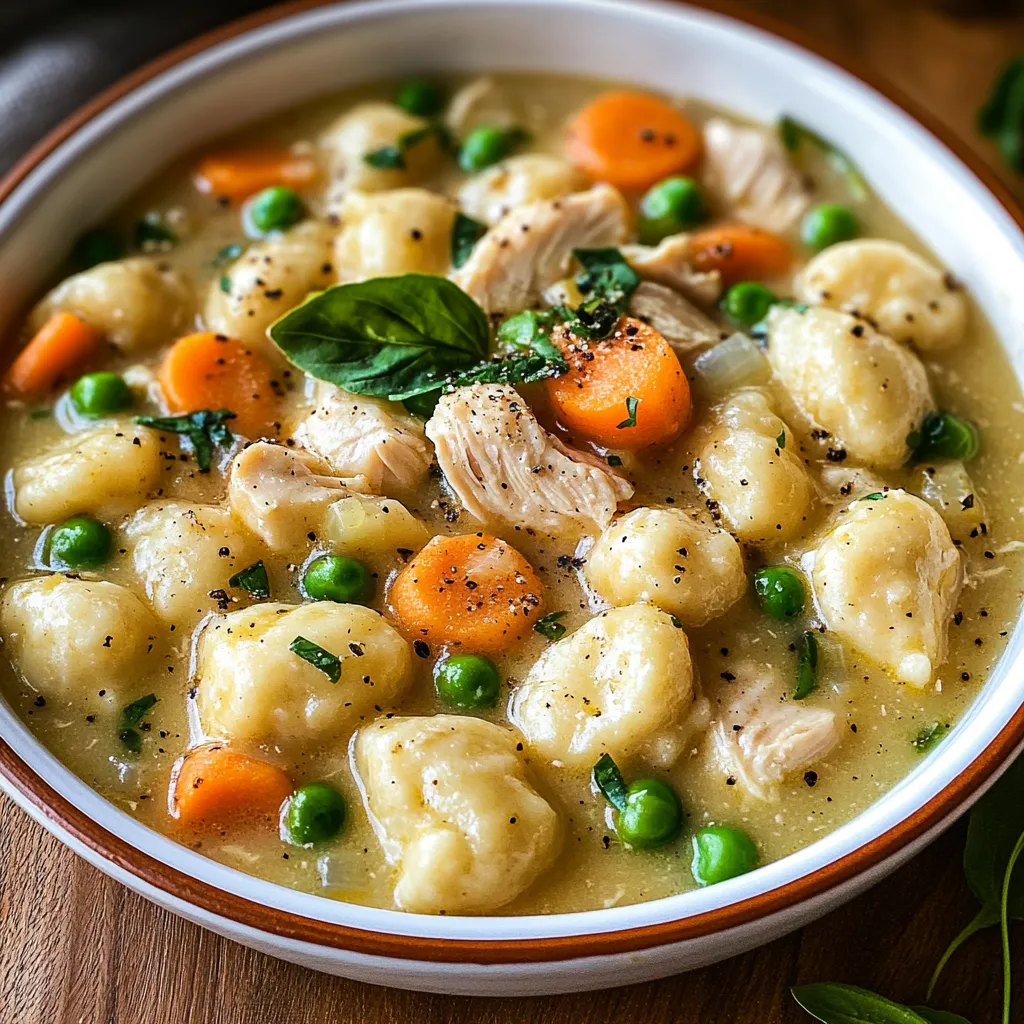 One Pot Gnocchi Chicken Pot Pie