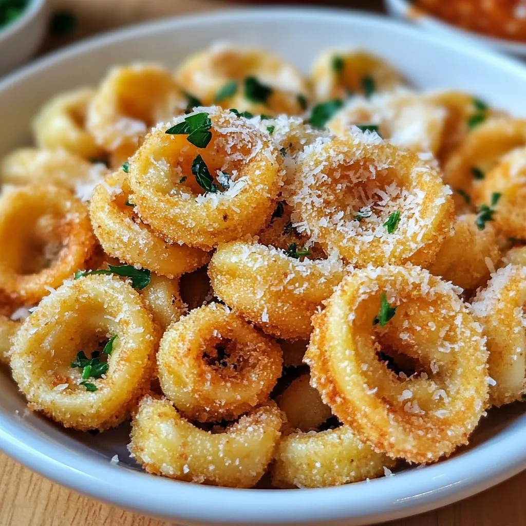 Crispy Parmesan Fried Tortellini Recipe