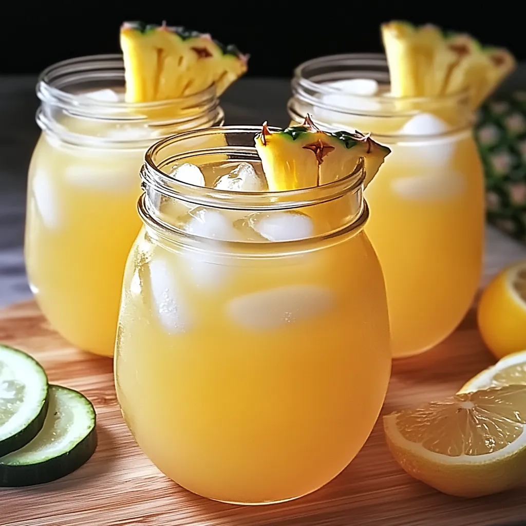 Tropical Pineapple Lemonade Punch
