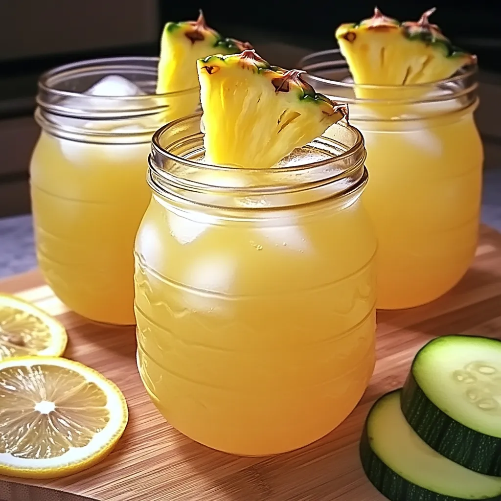 Tropical Pineapple Lemonade Punch Recipe
