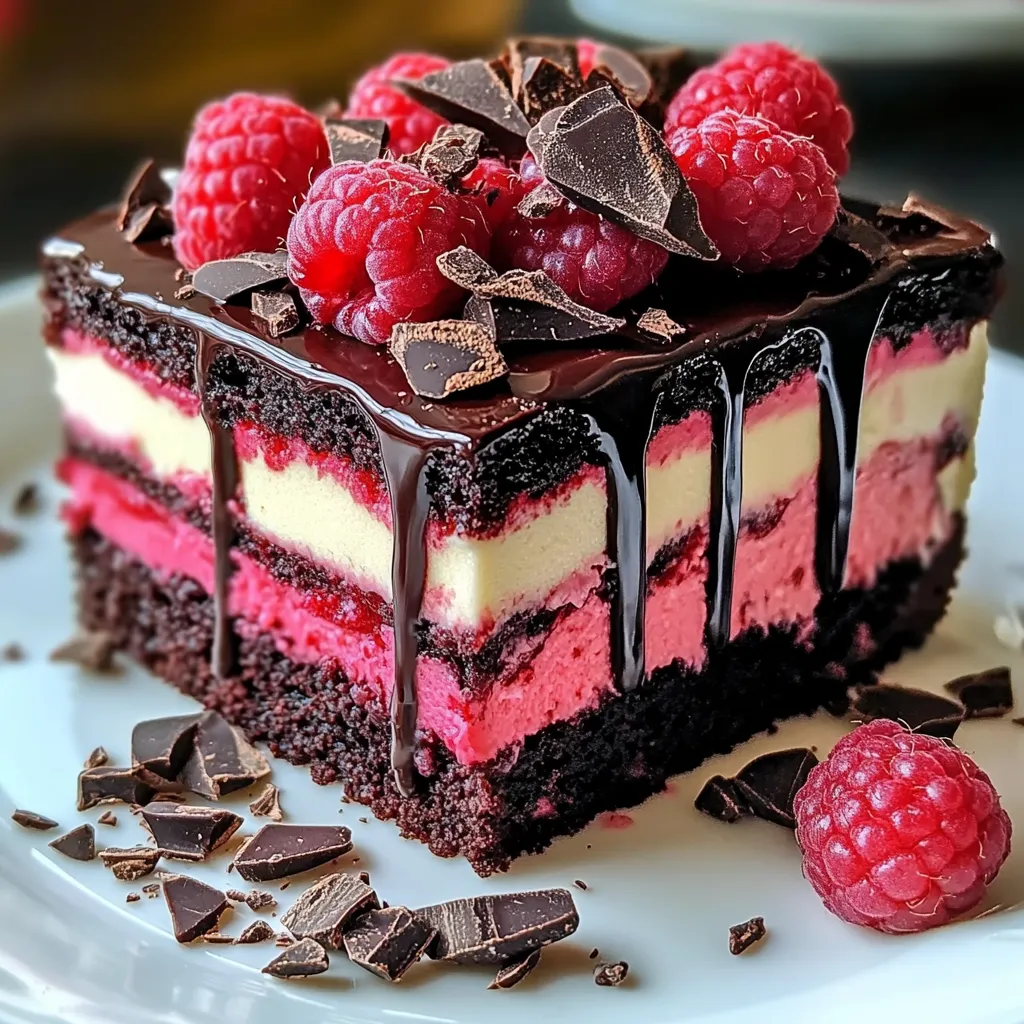 Chocolate Raspberry Drip Cake