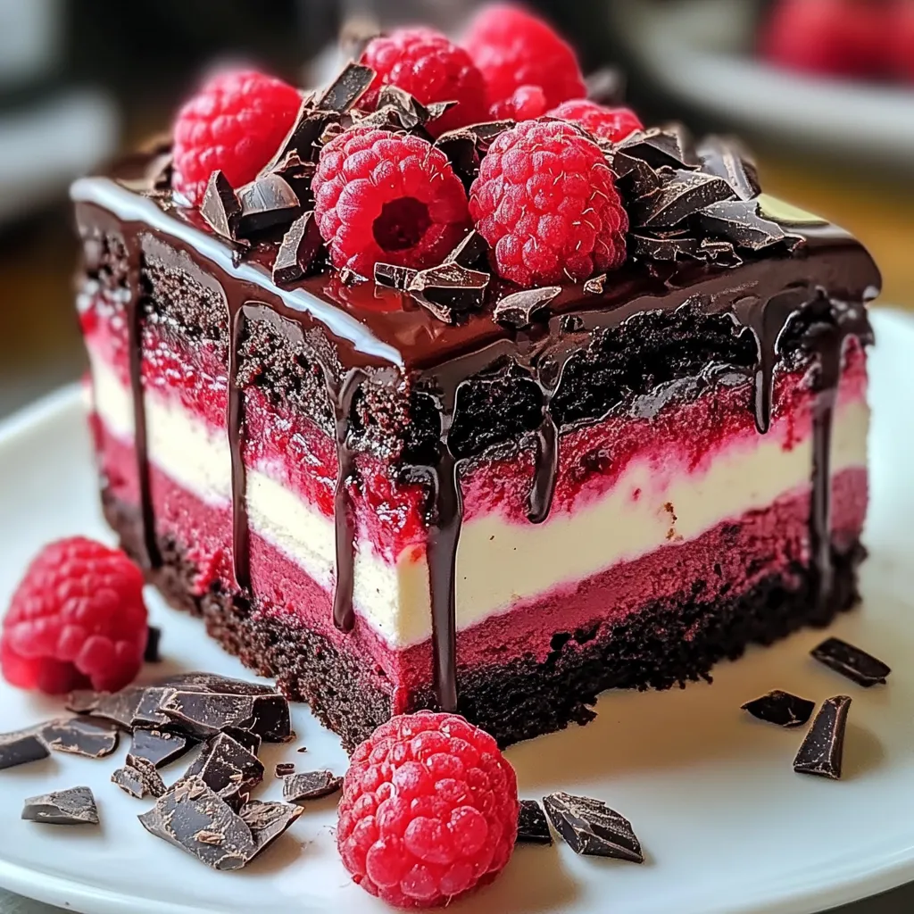 Chocolate Raspberry Drip Cake Recipe