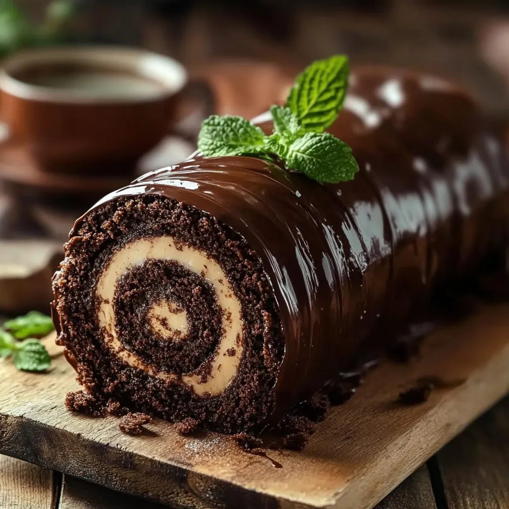 Easy Chocolate Cake Roll