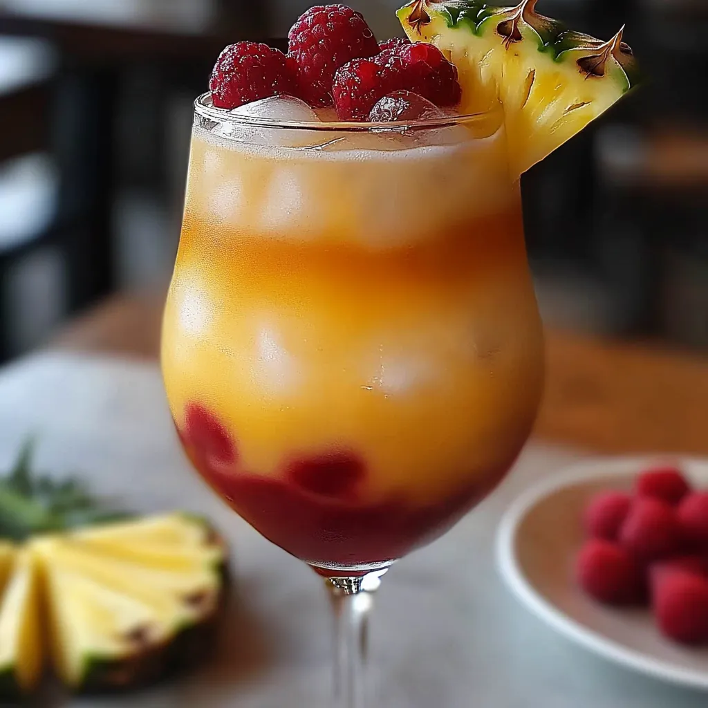 Tropical Bahama Mama Cocktail recipe