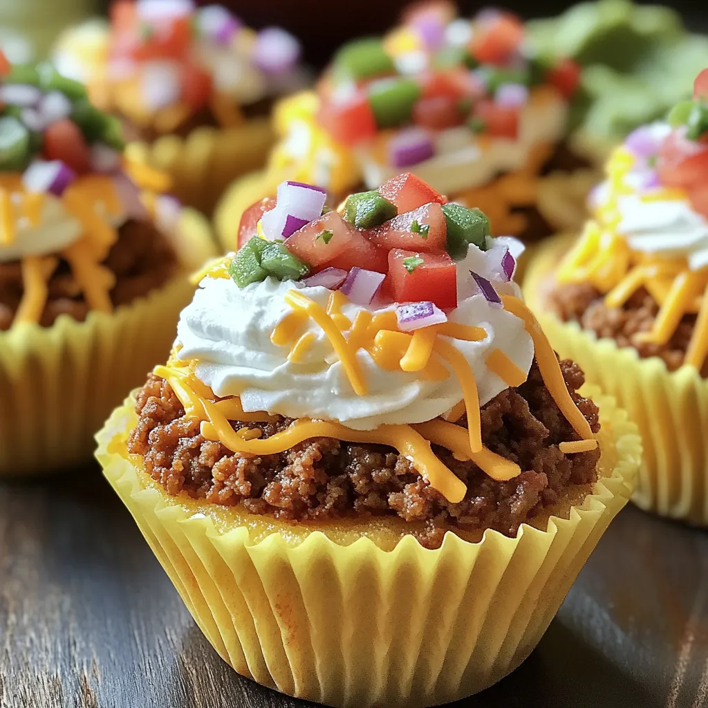 Taco Cupcakes