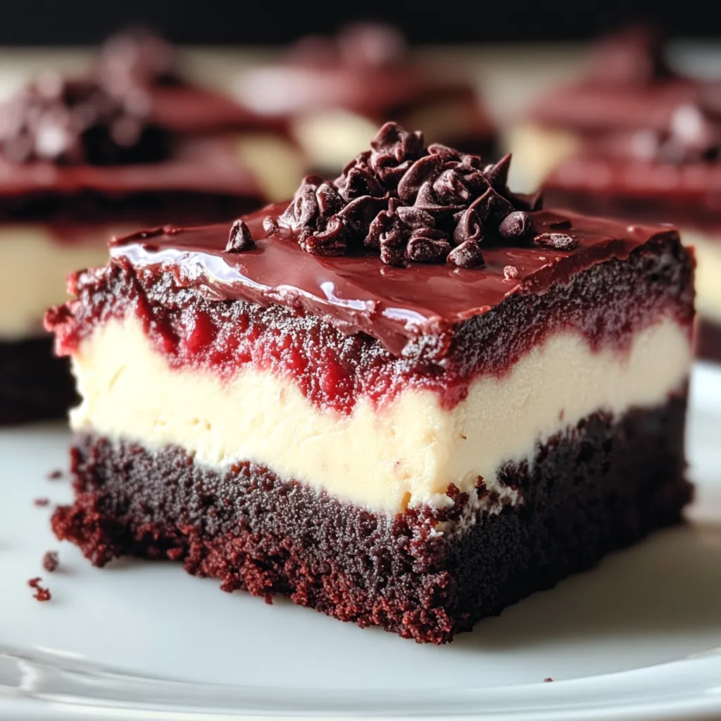 A piece of chocolate cake with chocolate chips on top.