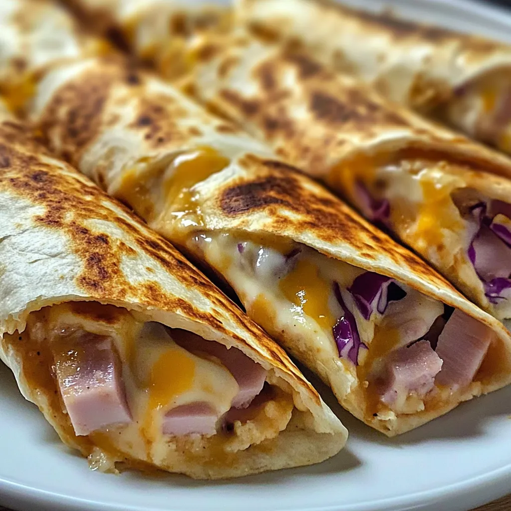 A plate of food with a burrito and a sandwich.