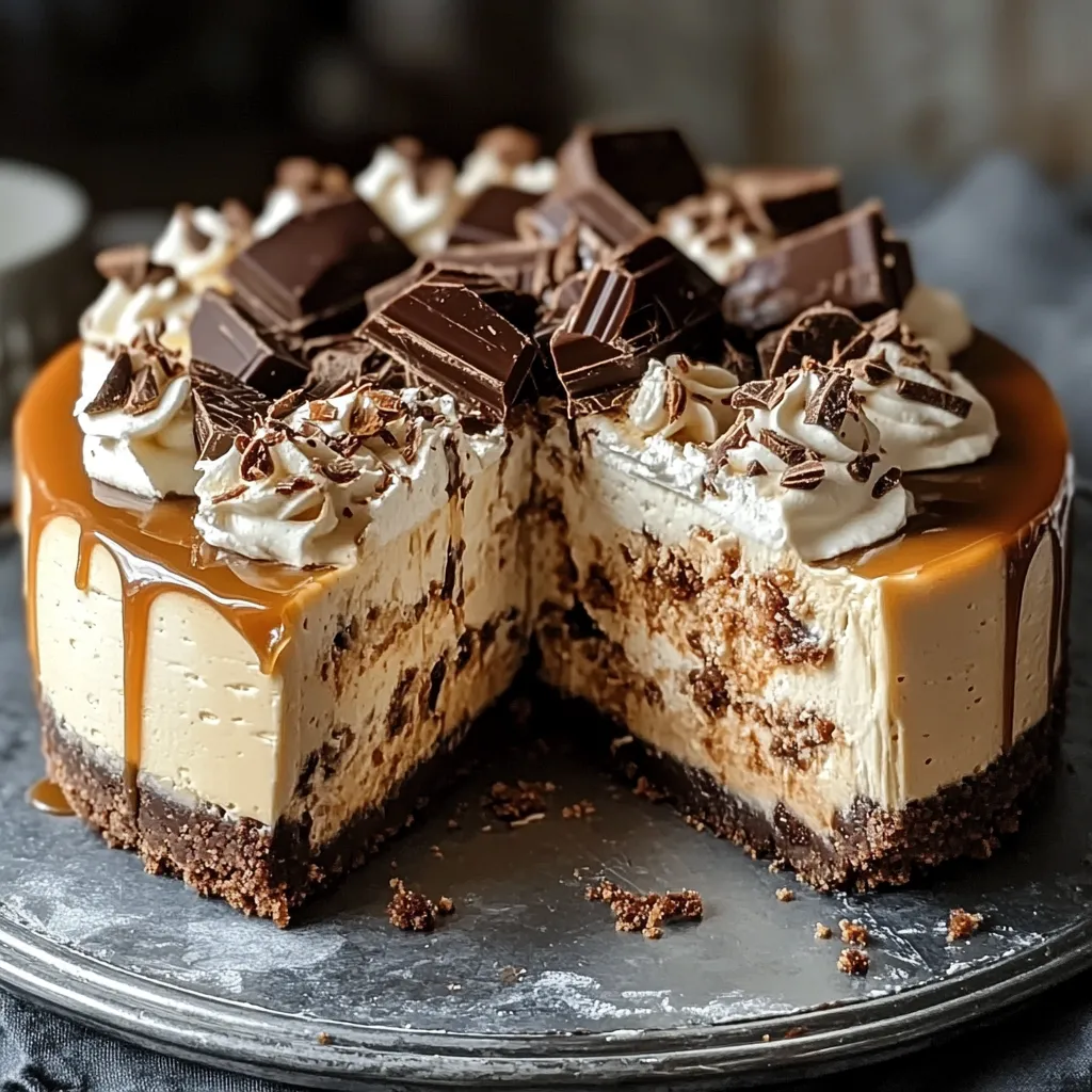 A slice of cake with chocolate and white frosting.